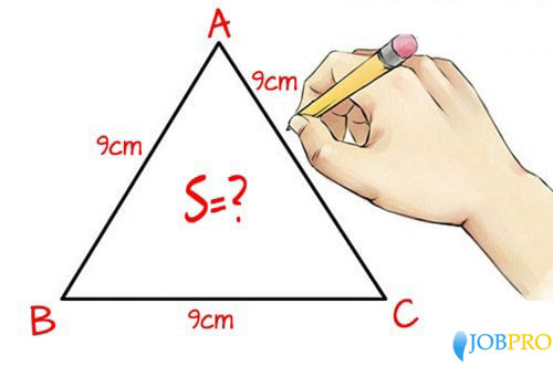 Định nghĩa và  cách tính diện tích tam giác đều