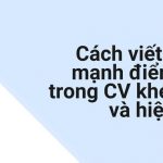 Bí quyết viết điểm yếu trong CV